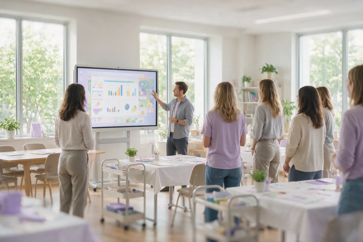 Školenia učiteľov k digitálnym technológiám: čo funguje